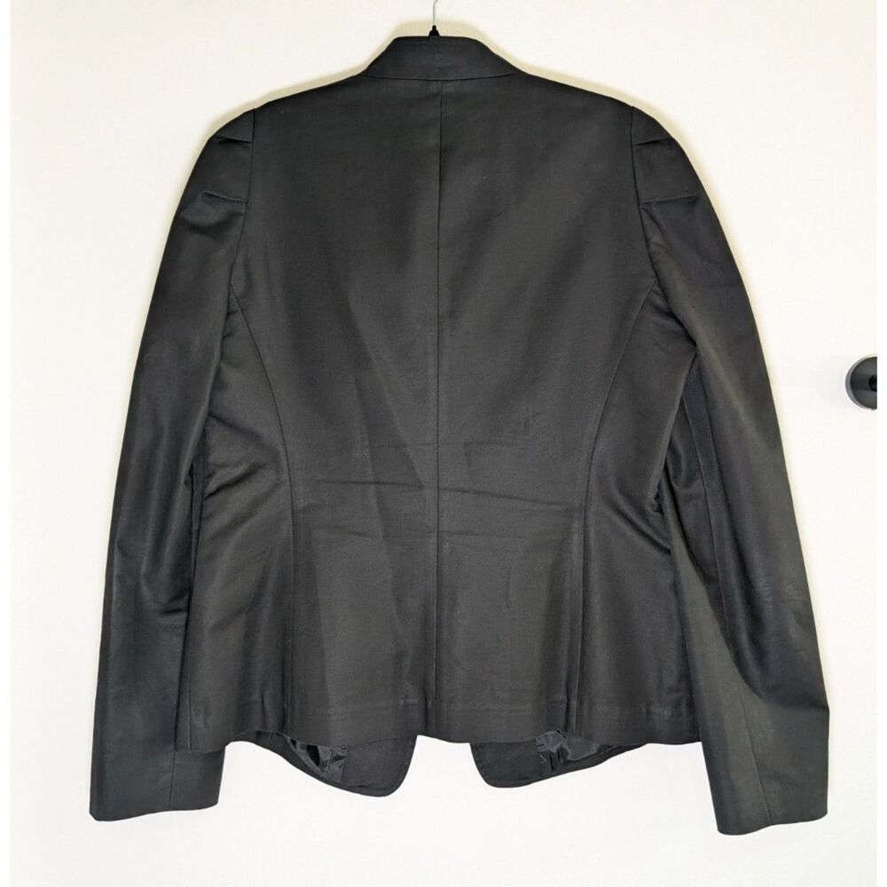Lafayette 148 Black Tailored Blazer Size 8 Luxury Minimalist Career Quiet Luxury - Picture 7 of 12